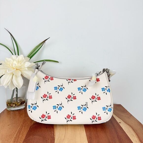 NWT Coach Teri Shoulder‎ Bag With Floral Print - Picture 2 of 7